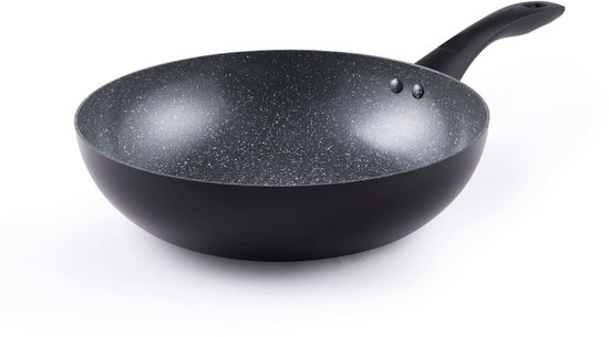 Progress Marble Ceramic wokpan – 28 cm – PFAS-vrij