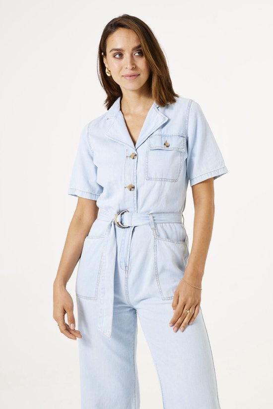 Combinaison GARCIA pour femme Blauw à manches courtes