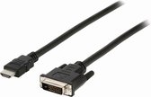 S-Conn HDMI - DVI-D 2m 2m HDMI DVI-D Noir