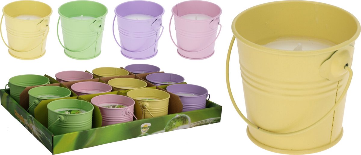 Citronella - kaarsen - per 4 stuks - tuin - tuinverlichting - citronella kaars