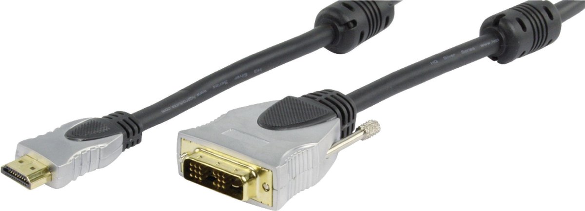 HQ - HDMI naar DVI kabel - 15 m - Zwart