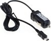 USB Mini B autolader met vaste kabel - 1A / zwart - 1,1 meter