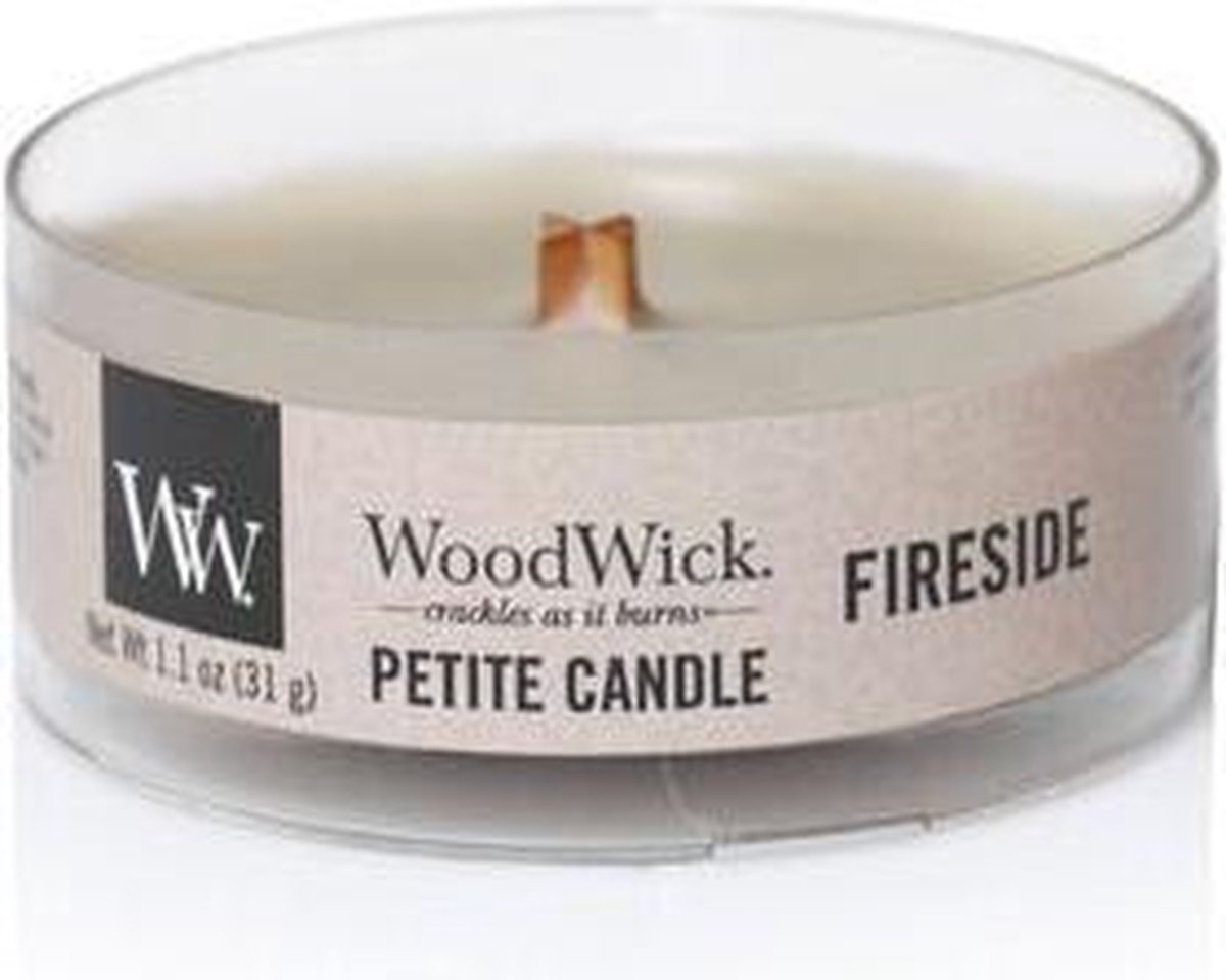 Woodwick Fireside Petite Candle | bol.com