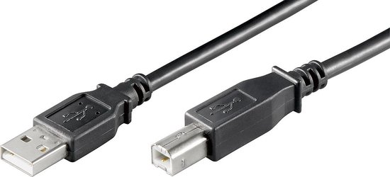 Allemaal Lol stortbui Eenvoudige USB2.0 kabel USB-A-USB-B - 0,25 meter | bol.com