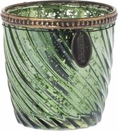 Riverdale Sfeerlicht Swirl emerald 9cm