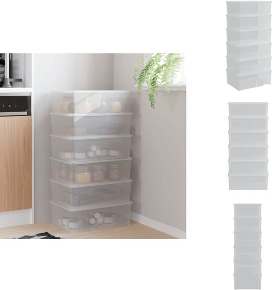 Opbergdoos met Deksel - Efficiënte Opbergruimte - 1 stuk - Polyester - 70x40x18 cm