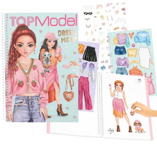 Foto: Depesche topmodel dress me up stickerboek