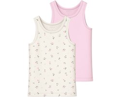 NAME IT - NMFTANK TOP 2P JET STREAM FLOWER NOOS - Meisjes - Onderhemden