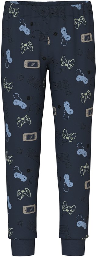 Pyjama d'hiver Name it pour garçon - bleu - NkmNightset