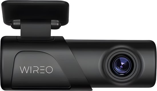 WiREO DriveCAM™ Auto Dashcam Full HD 2K - Nachtzicht - Wifi & Besturing via App - Zeer Compact - Wijdhoek - 24H Parkeermodus - Loop recording - Incl. 64GB SD kaart