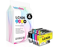 Inktdag Cartridges Compatible with Cartridges Brother LC426 LC426XL LC-426XL Multipack for Brother MFC-J4340DW MFC-J4540DW MFC-J4540DWXL (Pack of 4)