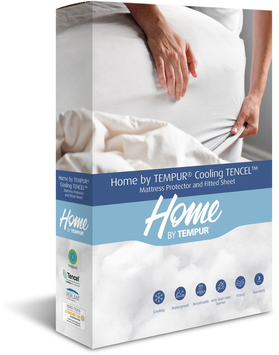 Matrasbeschermer - 140 x 200 x 25 cm - Waterdicht – Verkoelend - Anti huisstofmijt - Anti Allergie - Cooling TENCEL