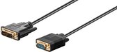 Premium DVI-A naar VGA kabel / zwart - 10 meter