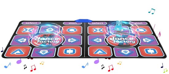 Dansmat Retro Dance Mat - vanaf 8 jaar