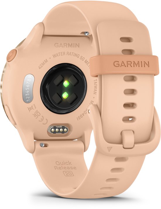 Garmin Vivoactive 6 - Smartwatch - Sporthorloge- Health - Fitness - 42 mm - Roze (Pink Dawn)
