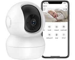 Huisdiercamera Met App – Babyfoon – Monitor Met Nachtzicht – Huisdier & Baby Camera – Draagbare Babyfoon Met Camera Bestverkocht – Hondencamera Met Bewegingsdetectie – Petcam – 2 Weg Communicatie