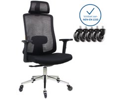 Ergonomische Bureaustoel met Hoofdsteun - Bureaustoelen voor Volwassenen - Office Chair - Game Gaming Stoel - Kantoorstoel - Volledig Verstelbaar - Incl. Anti kras wielen geschikt voor harde & zachte vloeren Ergonomische Bureaustoel met Hoofdsteun - Bureaustoelen voor Volwassenen - Office Chair - Game Gaming Stoel - Kantoorstoel - Volledig Verstelbaar - Incl. Anti kras wielen geschikt voor harde & zachte vloeren
