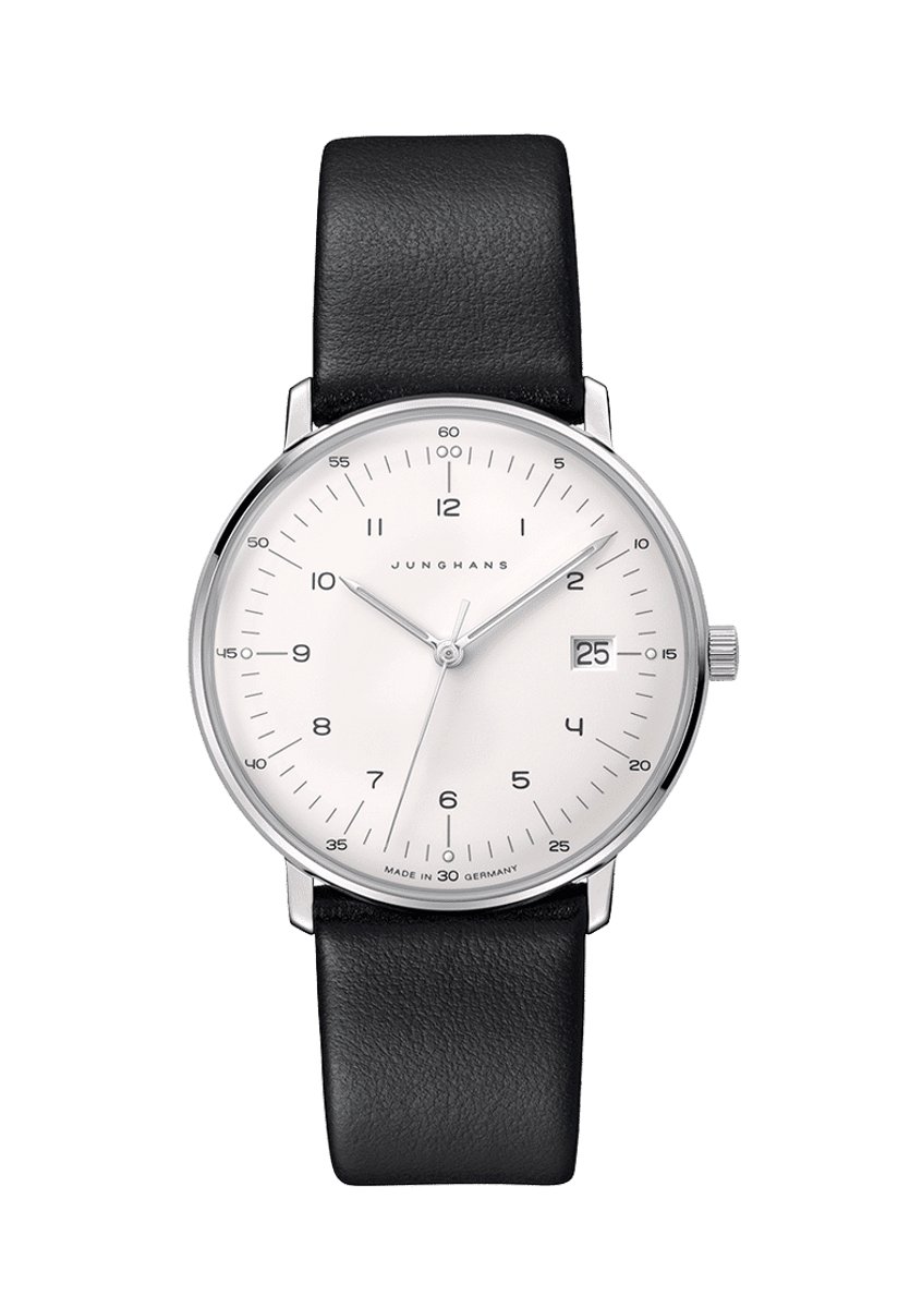 Junghans Max Bill ladies 47-4450.02 - dames horloge - quartz - zwart - luxe - cadeautip