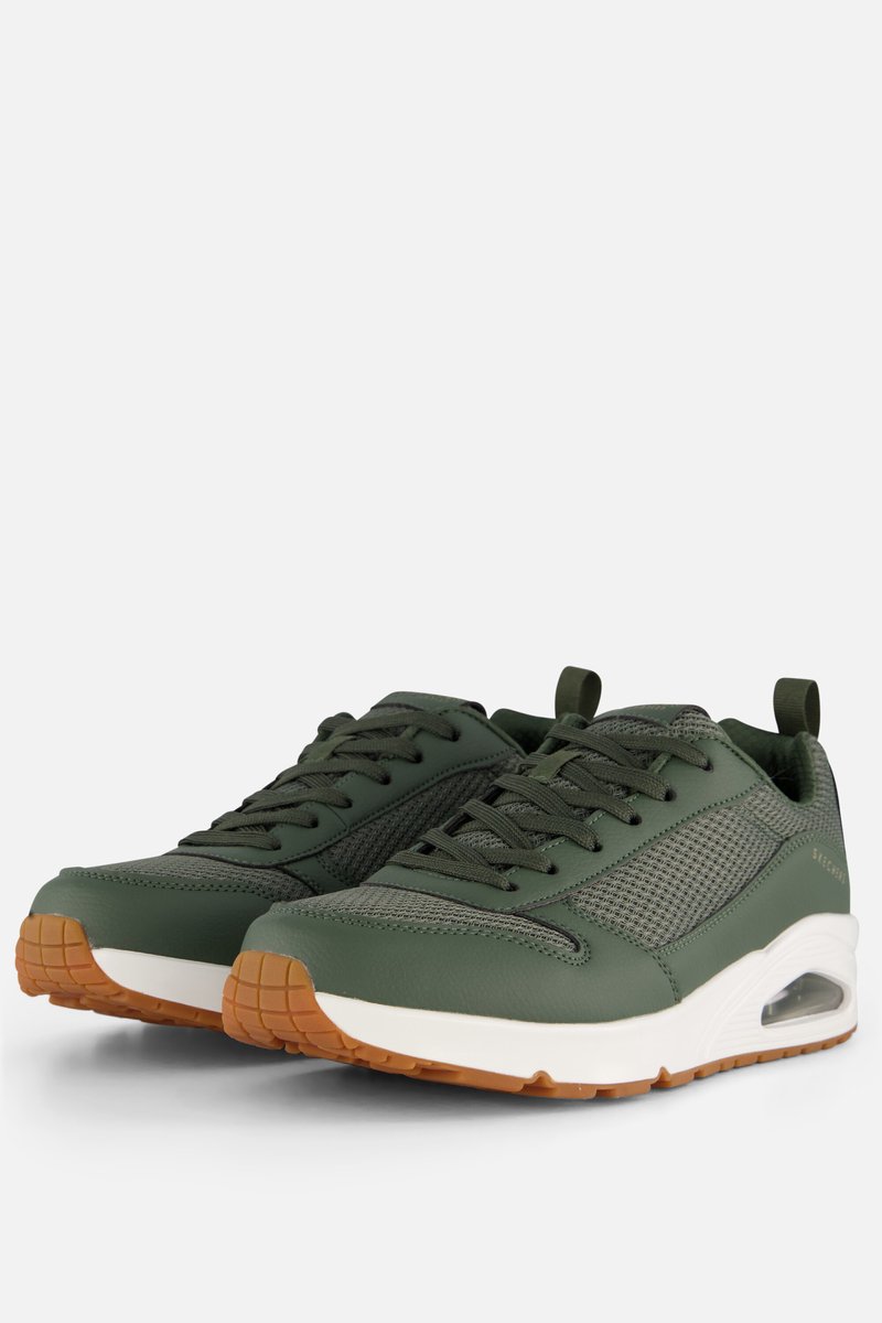 Skechers Skechers Uno Fastime sneakers groen Imitatieleer