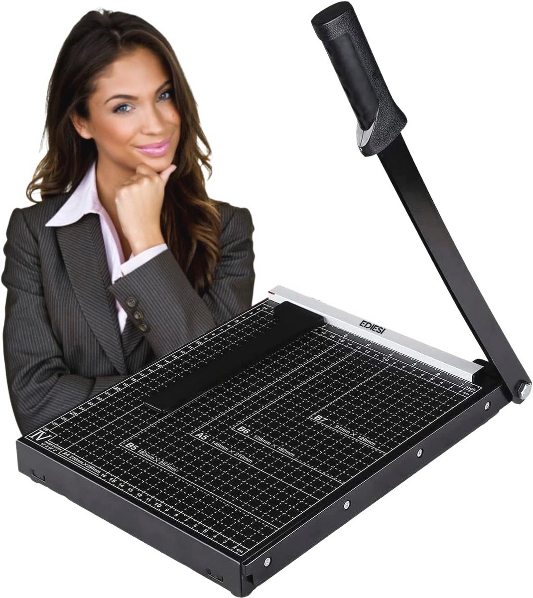 Professionele papiersnijder voor A4 en A3, met maximale precisie en ergonomisch ontwerp