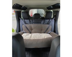 Animal Boulevard Ab10778 - Travel - Hond - Ab Home&away Achterbank Betty Beige-113x47x42cm - Maat: M