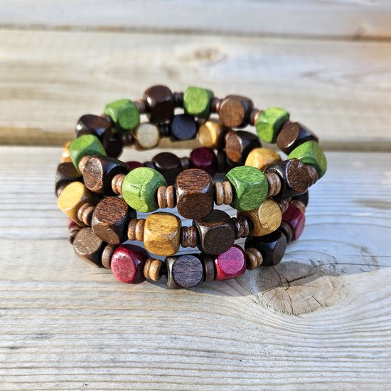 Unieke Natuursteen Armband met Gegraveerde RVS Kraal – Handgemaakt Cadeau – Mannen sieraden.nl
