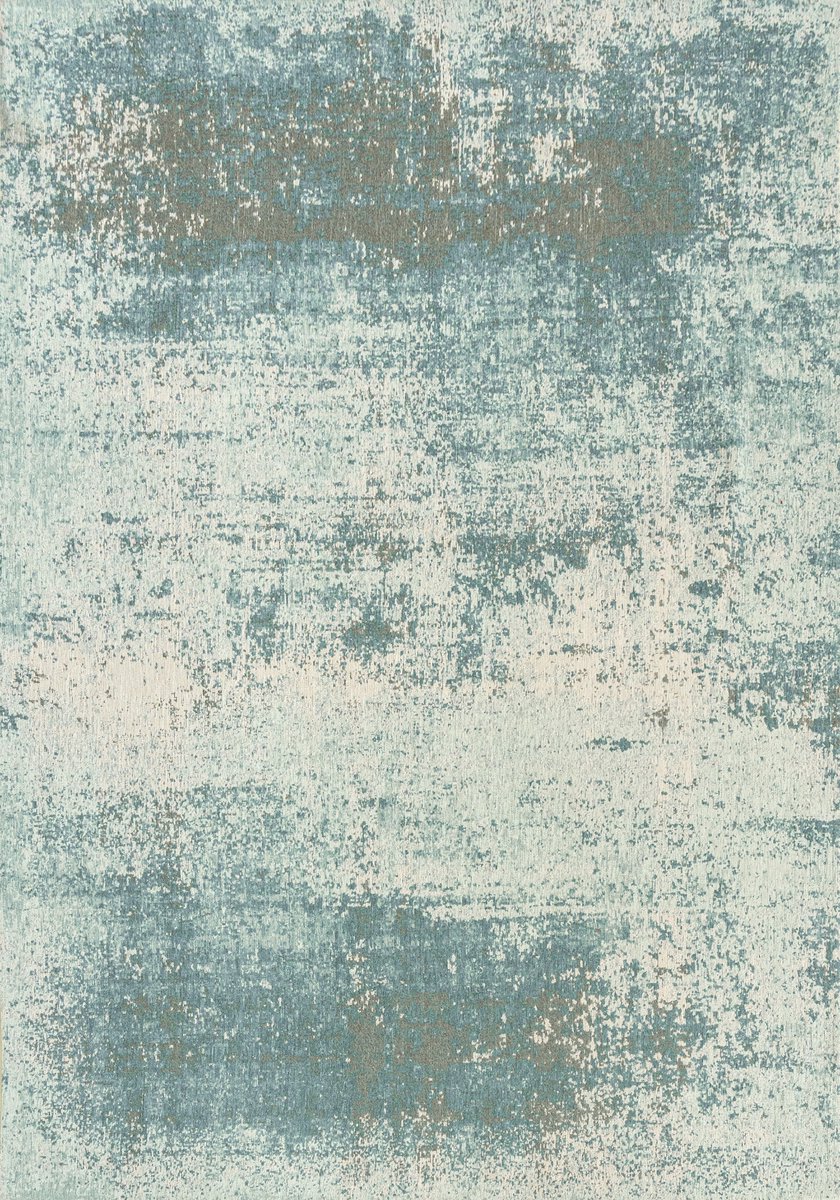 Wasbaar Binnen & Buiten Vloerkleed - 140 x 140 cm - Louis De Poortere Virgin Land Neptune - Laagpolig Tapijt - Gerecycled PET - Made in Belgium - Circulair