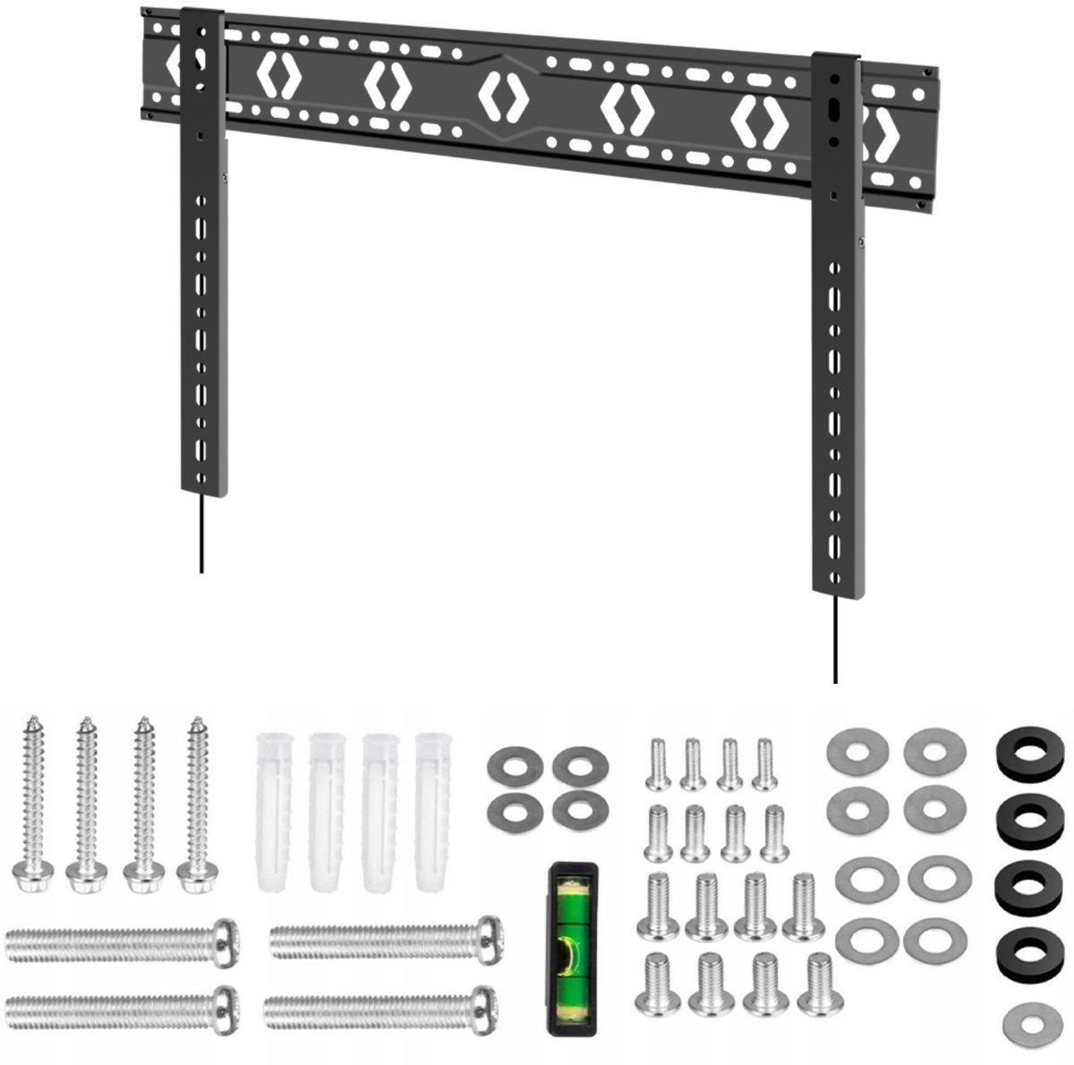 Bratek DG680 SlimFit Vaste TV Muurbeugel - Geschikt voor 43-85 Inch - Ultra Plat Design