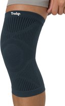 Trebin Kniebrace Artrose - Knie Brace - Kniebraces - Knee Sleeves - Kniebrace voor Dames en Heren - Maat XL - Grijs