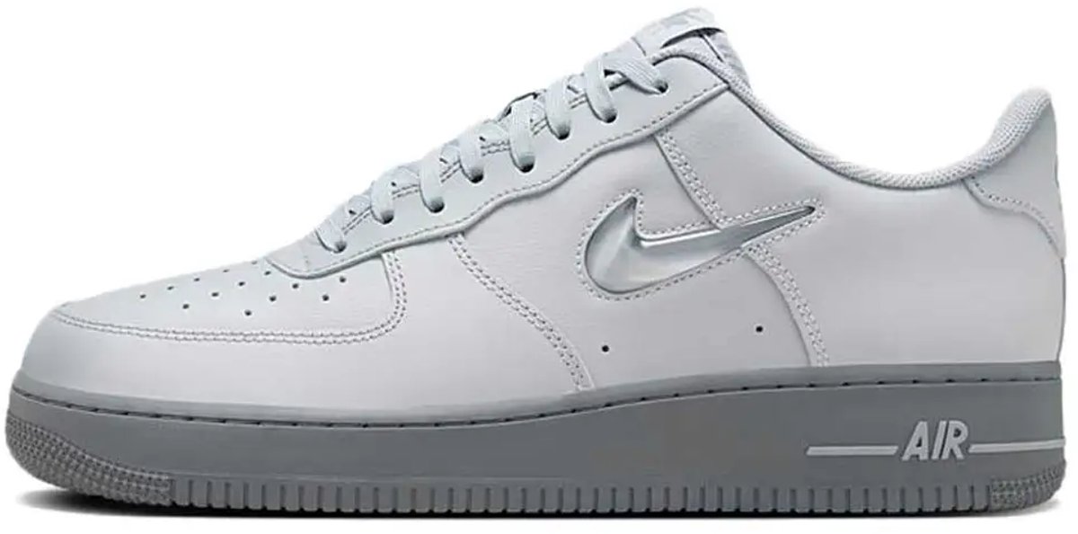 Nike Nike Air Force 1 Jewel “”Wolf “” Sneakers Heren Grijs