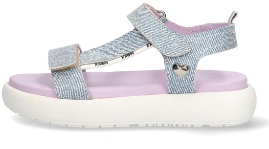 Sandales pour femmes plates MEXX Kids XX825400-527 Filles - Blauw/Violet - Cuir - Fermetures velcro