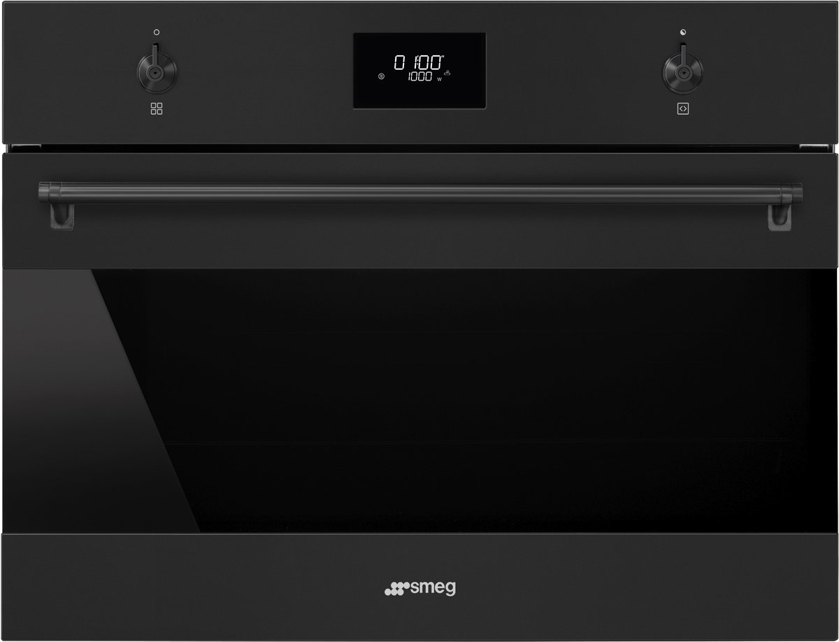 Smeg SO4301M1N inbouw oven met magnetron mat zwart | .
