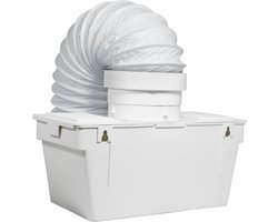 Dparts condens opvangbak voor wasdroger - met 1 meter slang - condensbox droger bak - condensbak droogkast