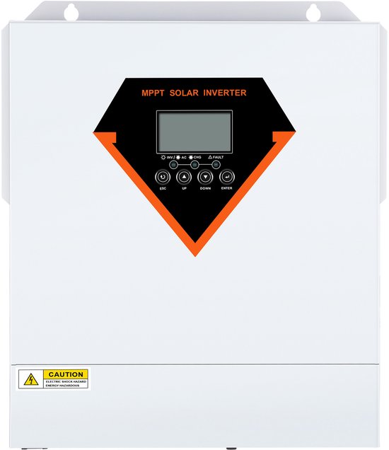 Zonne-omvormer SOLAR 2400W Met Zuivere Sinusgolf 50A, DC 24 V, AC-uitgang 230 V, Met Netlader 50 Hz P 010931991320