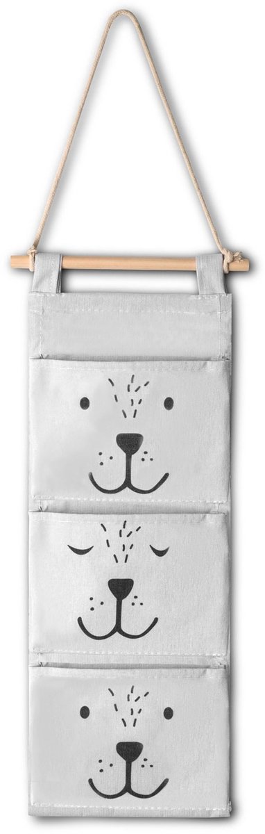Hangende speelgoed organizer NK-403 Nukido – grijs