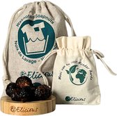Elicious® - Wasnoten - Startset met waszakje - 150 gram - Zeepnoten - Natuurlijk Wassen - Natuurlijk Kledingwasmiddel - Natuurlijk Vaatwasmiddel - Plasticvrij