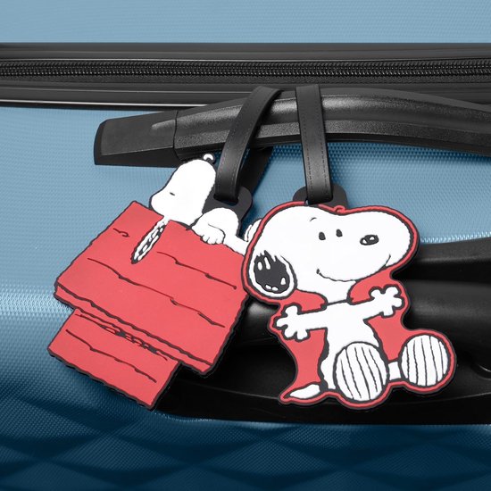 Valise 2 pièces Peanuts Snoopy rouge, White et noir