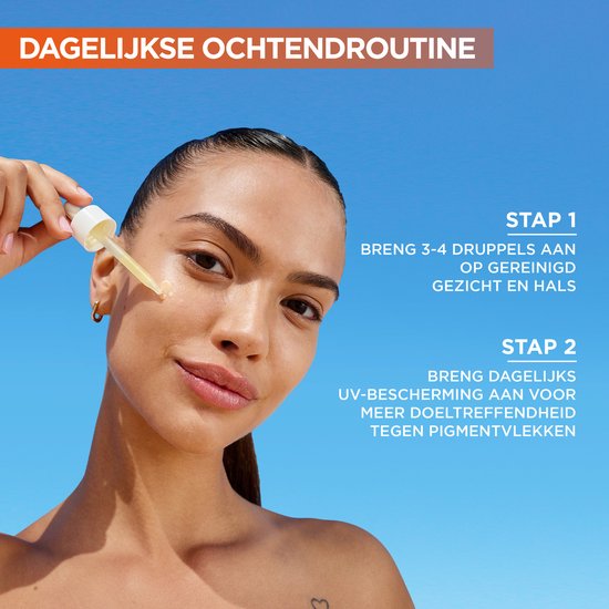 Garnier Vitamine C+* Glow Booster Serum - Serum Vitamine C* - Voor een stralendere huid - Met Niacinamide, Vitamine C*, Salicylzuur en Melasyl - 30 ml