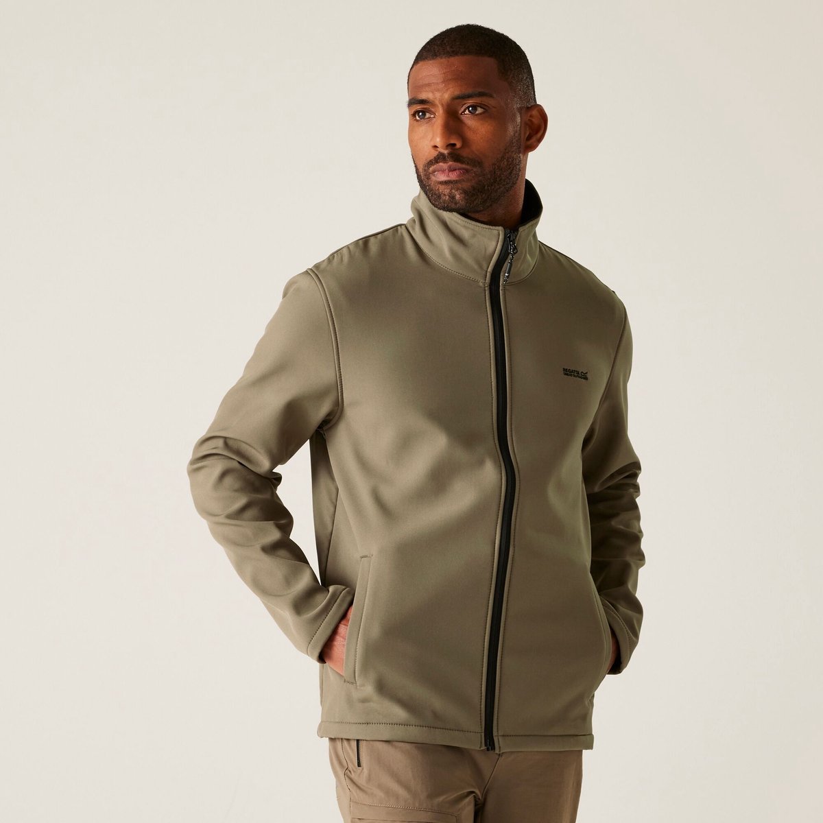 Softshell Heren Waterafstotend Hiking Bruin