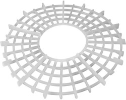 Dparts centrifuge matje - 23cm - 1 stuk - flexibel en stevig - mat voor wasgoed - centrifugematje geschikt voor AEG en Thomas centrifuges