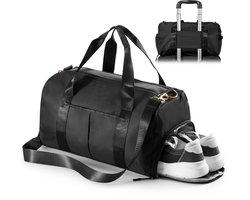 YONO Weekendtas - Reistas Handbagage 40x30x20 - Duffel Bag - Dames en Heren – Zwart