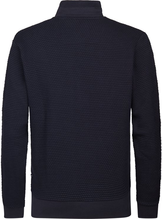 Petrol Industries - Heren Geribd Vest - 53% katoen Mix - Regular fit, licht stretch - Blauw - Maat M