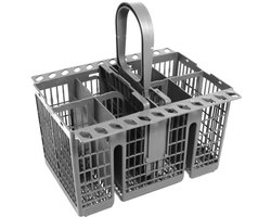 Dparts Bestekmand voor vaatwasser - 8 vaks - 20 x 12 x 22cm - geschikt voor o.a. Whirlpool - Indesit - Bosch - Siemens - Bauknecht - vaatwasmachine bestekmandje - bestekbak - Stevige bestekkorf