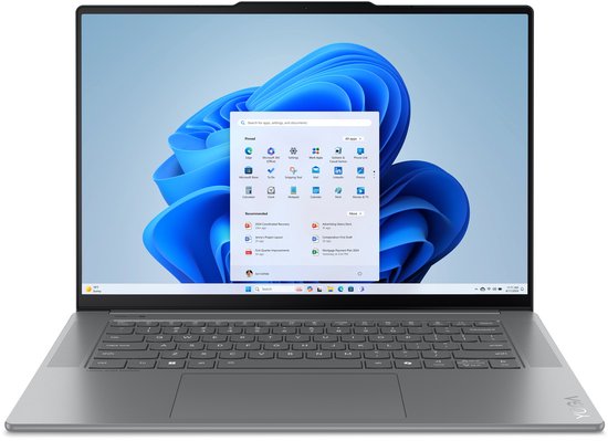"Lenovo Yoga Slim 7 15ILL9 Copilot+ PC Intel Core Ultra 7 258V Laptop 38,9 cm (15.3"") 2.8K 32 GB LPDDR5x-SDRAM 1 TB SSD Wi-Fi 7 (802.11be) Windows 11 Home Engels Grijs" - Lenovo - Hoofdafbeelding