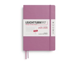 Leuchtturm1917 A5 Medium Academic Week Planner 2025/2026 (18 mnds) hardcover Dusty Rose Leuchtturm1917 A5 Medium Academic Week Planner 2025/2026 (18 mnds) hardcover Dusty Rose