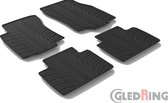 Gledring Rubbermatten passend voor Renault Koleos II 8/2016- (T profiel 4-delig + montageclips)