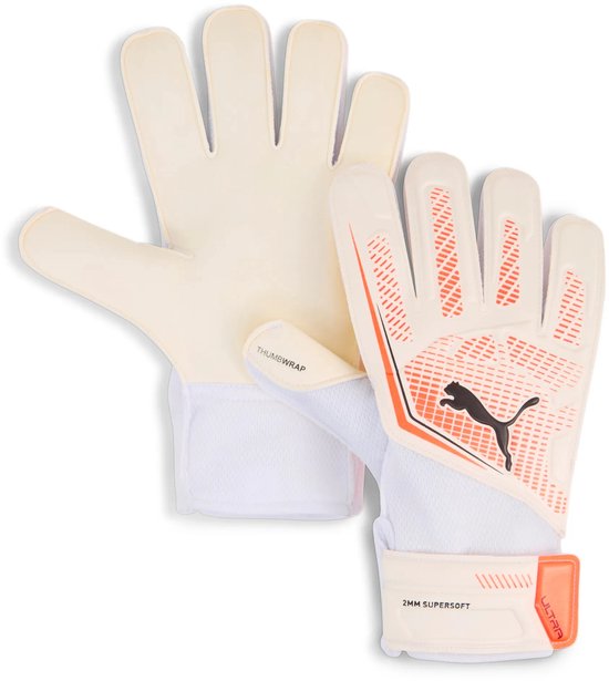Puma Ultra Play RC White Red Keepershandschoenen - Maat 6