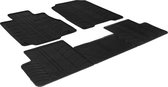 Gledring Rubbermatten passend voor Honda CR-V 2012-2018 (T Profil 5- delig + montageclips)