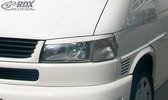 RDX Racedesign Koplampspoilers passend voor Volkswagen T4 'Wijsneus' 1996-2003 (schuine koplamp) (ABS)