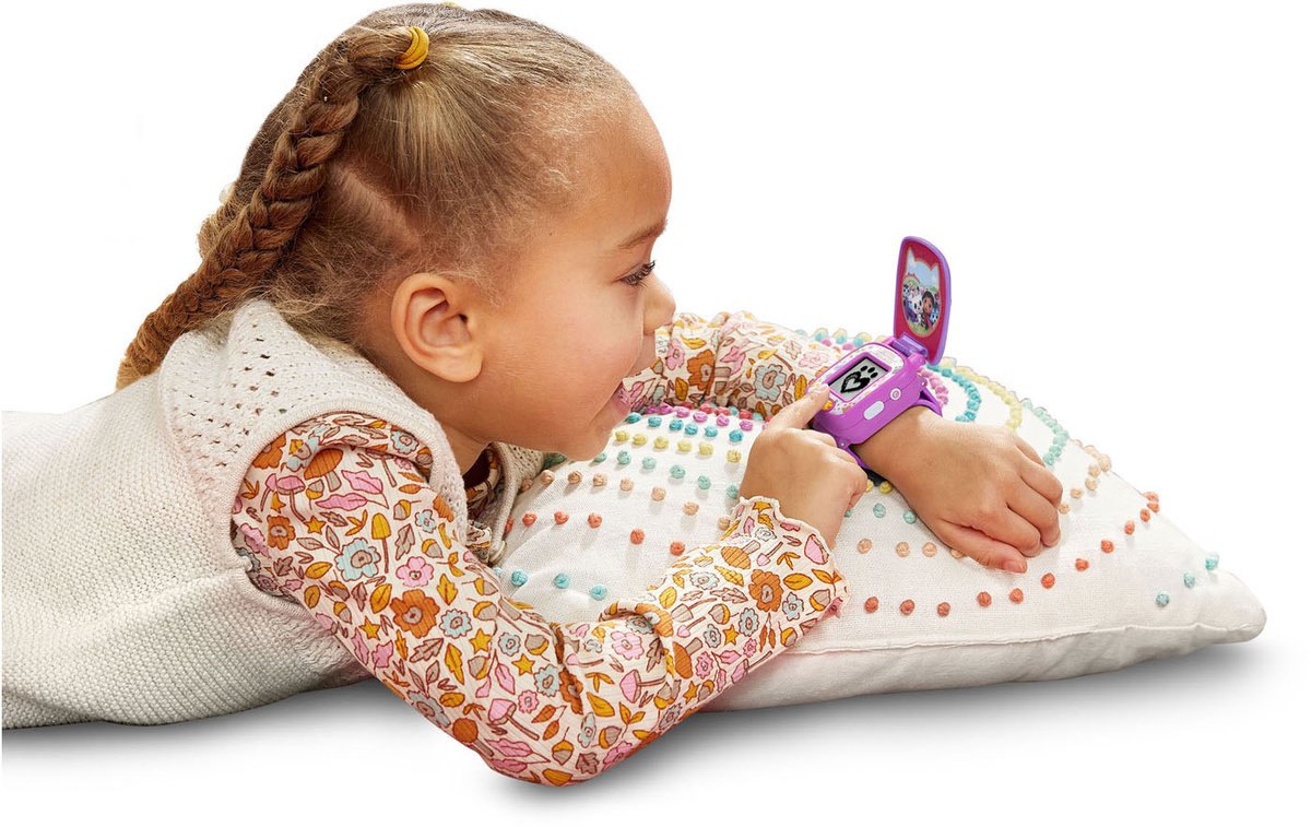 VTech Gabby's Poppenhuis Learning Watch - Educatief Speelgoed - Smartwatch Kinderen - Inclusief 4 Ingebouwde Spellen - Speelgoed vanaf 3 Jaar